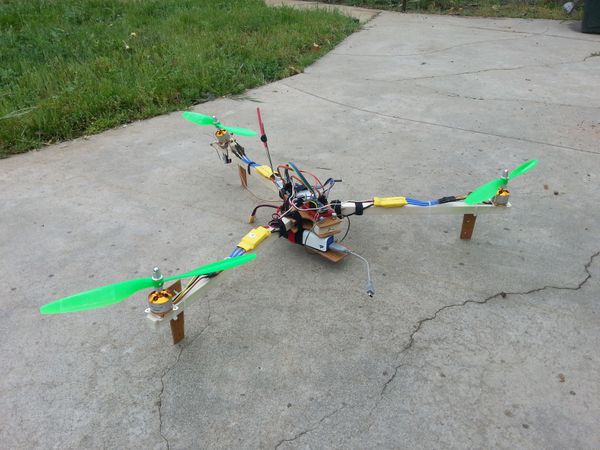 Tricopter Maiden Flight